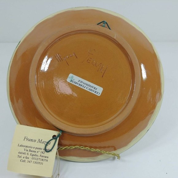 Collector Plate Artist Created Signed Franco Mazza from Italy - Picture 4 of 7